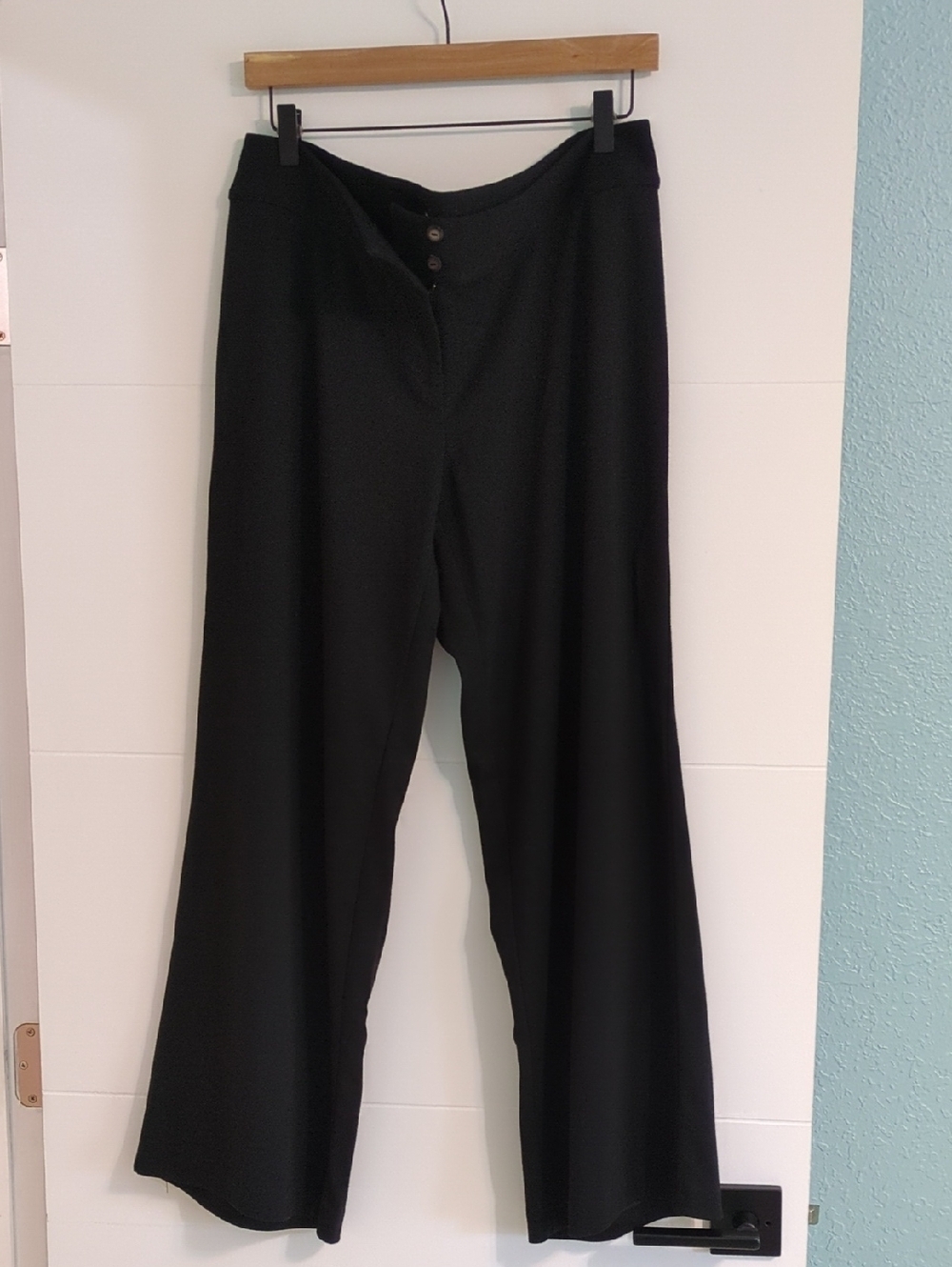 J.jill Stretch Black Wide-Leg Women's Pants Career Office Business Casual Sz 14